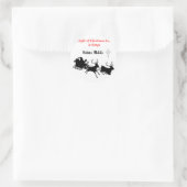 Sing Along Christmas beroemd gemaakt door Carols & Ronde Sticker (Tas)