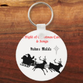 Sing Along Christmas beroemd gemaakt door Carols & Sleutelhanger (Voorkant)