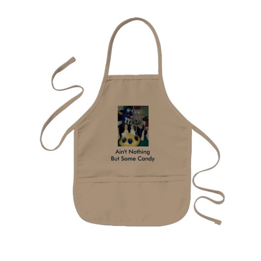 Sing Along M&M Figurine Apron Kinder Schort (Voorkant)