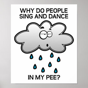 Sing and Dance in het Poster Pee Funny