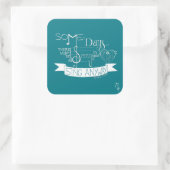 "Sing Anyway" Sticker Sheet - Blauwgroen (Tas)