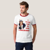 Sing Barbershop T-shirt (Voorkant volledig)