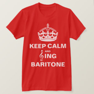 Sing Baritone T-shirt