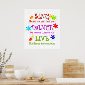 Sing Dance Live Poster (Keuken)