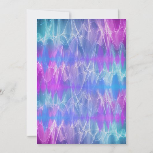 Sing, Dance & Party Girls Music Birthday Party Kaart (Achterkant)