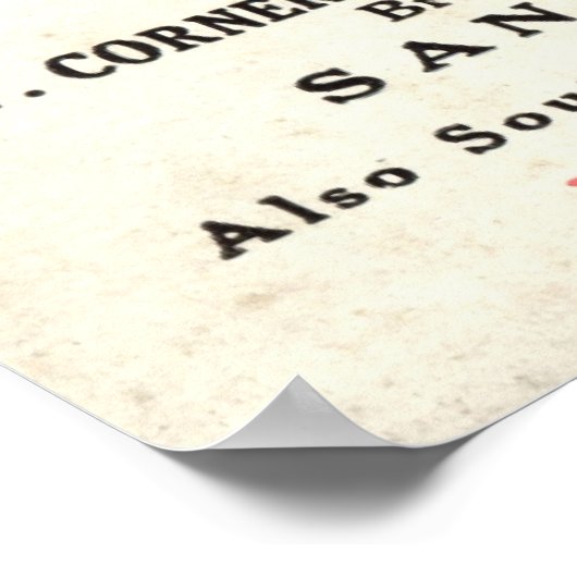 Sing Fat Chinatown San Francisco 1915  Poster (Hoek)