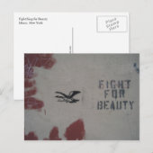 Sing for Beauty Briefkaart (Voorkant / Achterkant)