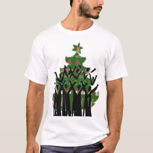 Sing kerstmuziek Carol Singers Gospel Choir T-shirt