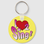 Sing Key Ring Sleutelhanger (Voorkant)