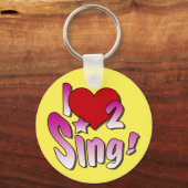 Sing Key Ring Sleutelhanger (Voorkant)