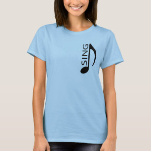 Sing Music Note T-shirt
