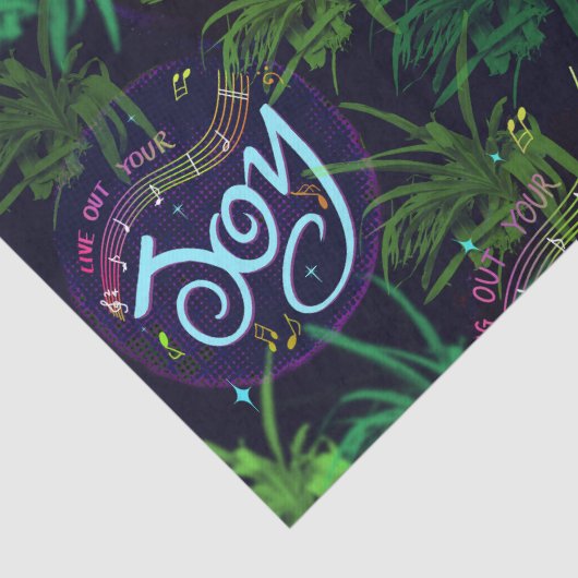 Sing Out Your Joy! Tissuepapier (Detail)