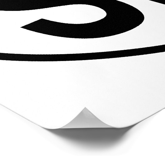 Sing Oval Poster (Hoek)