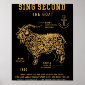Sing Second The Goat (on Back)  Poster (Voorkant)