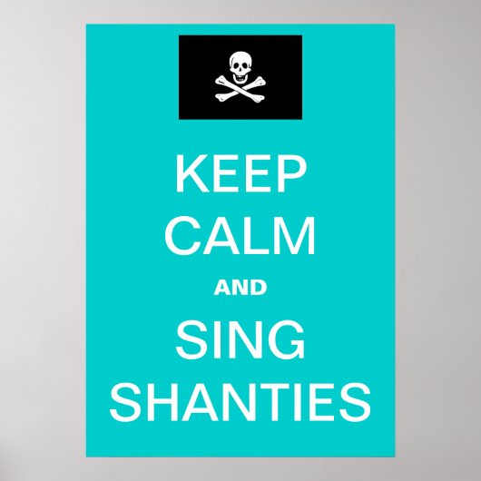 Sing Shanties. Poster (Voorkant)