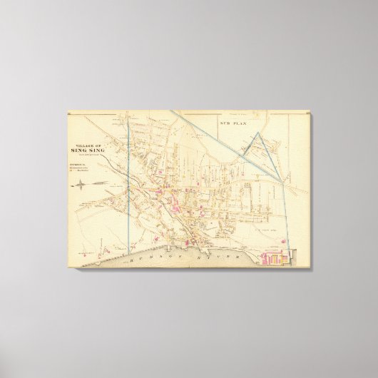 Sing Sing, New York Canvas Afdruk (Voorkant)