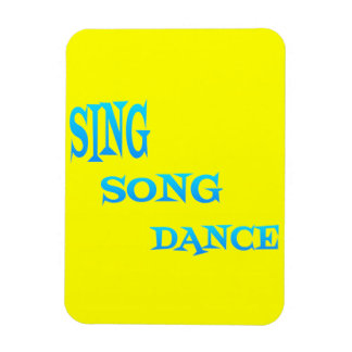 Sing Song Dans Kunst flexi magneet
