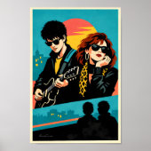 Sing Street Inspired Retro Movie Poster (Voorkant)