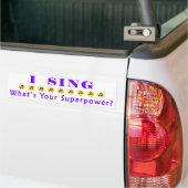 Sing Superpower Bumpersticker (Op Truck)