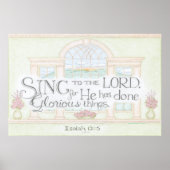 Sing to the Lord Poster (Voorkant)