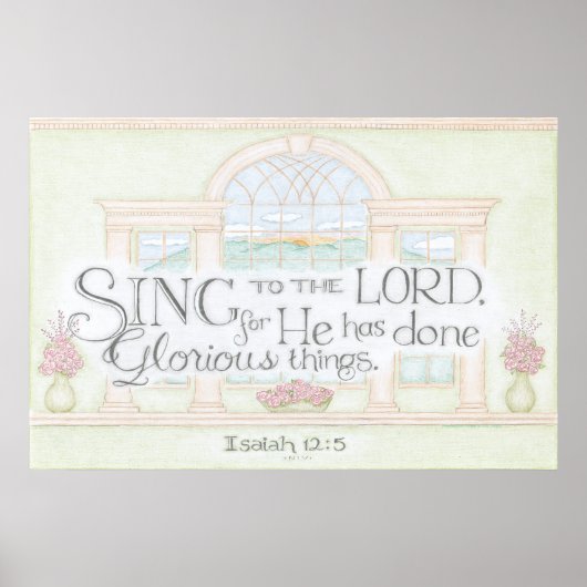 Sing to the Lord Poster (Voorkant)