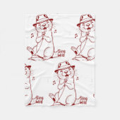 Sing Wild Fleece Deken (Voorkant)