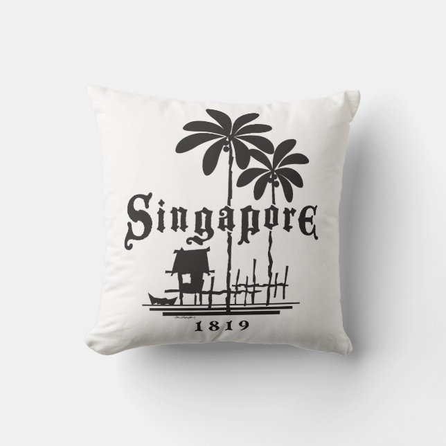 Singapore/1819 Kussen (Voorkant)