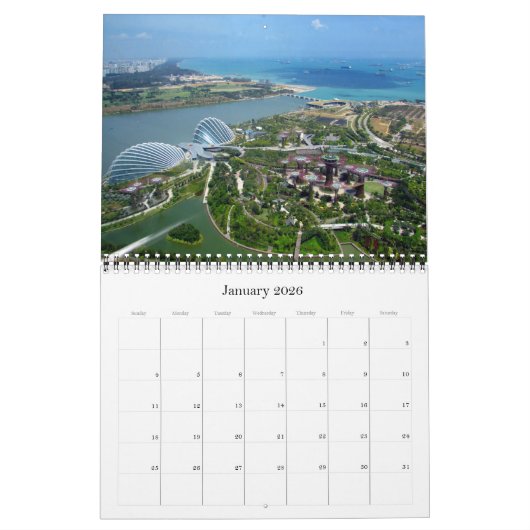 Singapore 2025 kalender (Jan 2026)