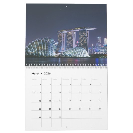 Singapore 2025 kalender (Mar 2026)