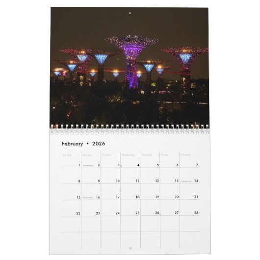 Singapore 2025 kalender (Feb 2026)