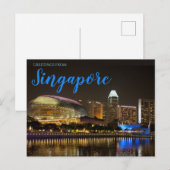 Singapore Ansichtkaart Briefkaart (Voorkant / Achterkant)