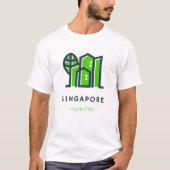 Singapore Azië Duurzame Groene Stad T-shirt (Voorkant)