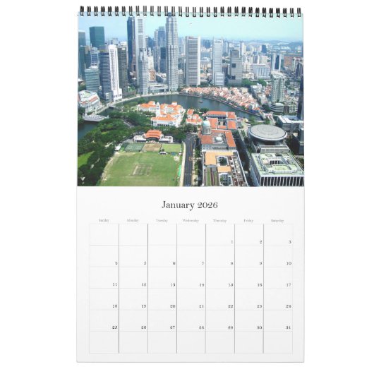 Singapore - Azië - Kalender (Jan 2026)