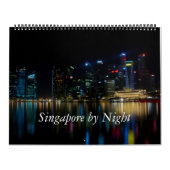 Singapore bij nacht kalender (Hoes)