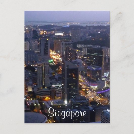 singapore bldgs briefkaart (Voorkant)