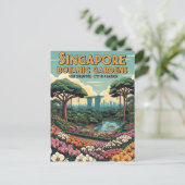 Singapore Botanic Gardens Reizen Briefkaart (Staand voorkant)