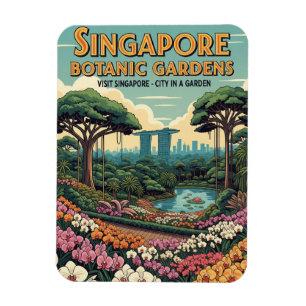 Singapore Botanic Gardens Reizen Magneet