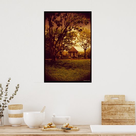 Singapore Botanische tuin Poster (Keuken)