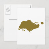 Singapore Briefkaart (Voorkant / Achterkant)