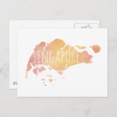 Singapore Briefkaart (Voorkant / Achterkant)