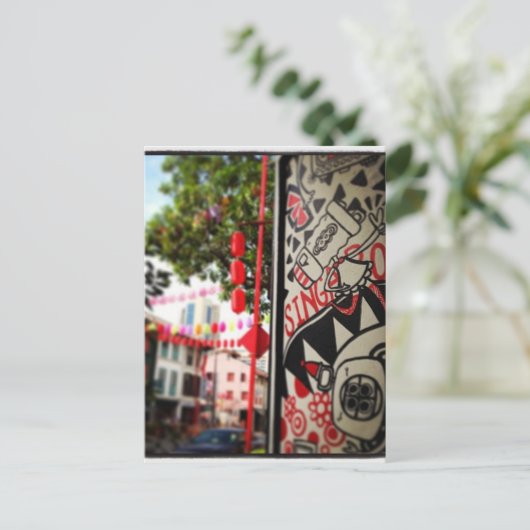 Singapore Briefkaart (Staand voorkant)