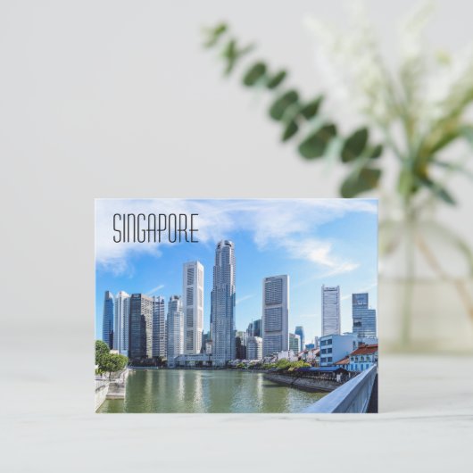 Singapore Briefkaart (Staand voorkant)