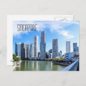 Singapore Briefkaart (Voorkant / Achterkant)