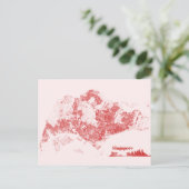 Singapore Briefkaart (Staand voorkant)