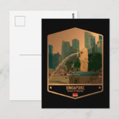 Singapore Briefkaart (Voorkant / Achterkant)