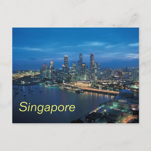 Singapore briefkaart (Voorkant)