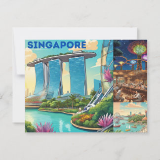 Singapore Briefkaart