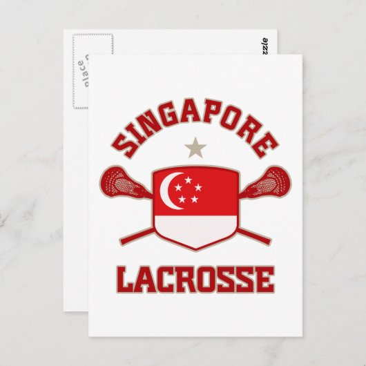 Singapore Briefkaart (Voorkant / Achterkant)