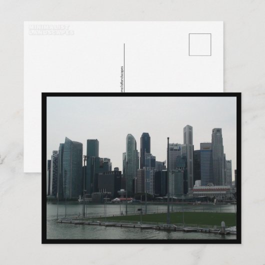 Singapore Briefkaart (Voorkant / Achterkant)