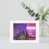 Singapore Briefkaart (Staand voorkant)